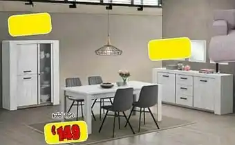 Budget Meubelen Tafel 190 aanbieding