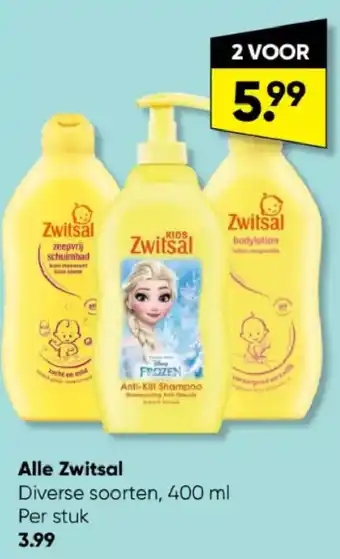 Big Bazar Alle zwitsal 400ml per stuk aanbieding