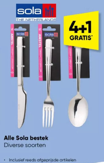 Big Bazar Alle sola bestek aanbieding