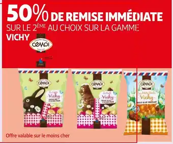 Auchan Sur le 2eme Au choix sur la gamme Vichy aanbieding
