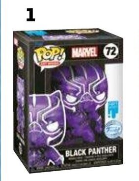 Auchan La figurine pop black panther aanbieding