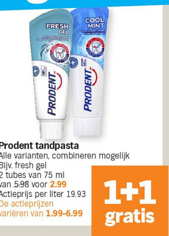 Prodent tandpasta