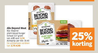 Albert Heijn Alle beyond meat aanbieding