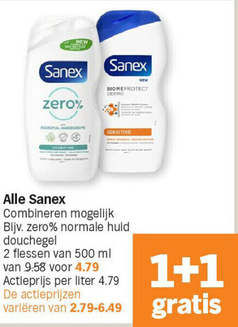 Albert Heijn Alle sanex aanbieding