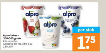 Alpro bekers 350-500 gram