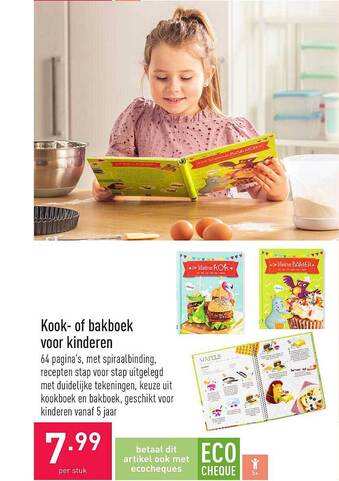 ALDI Kook- Of Bakboek Voor Kinderen aanbieding