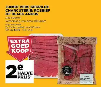 Jumbo Vers Gelgriled Charcuterie: Rosbief Of Black Angus