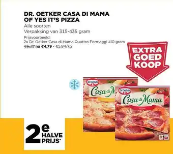 Jumbo Dr. Oetker Casa Di Mama Of Yes It's Pizza aanbieding
