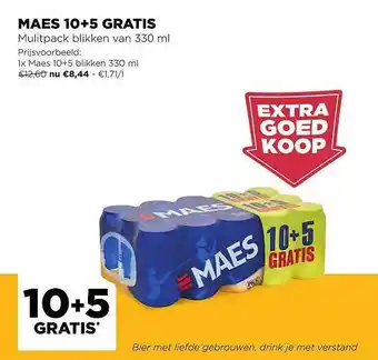 Jumbo Maes 10+5 Gratis aanbieding