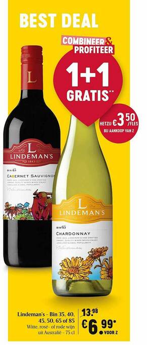 Delhaize Lindeman's aanbieding