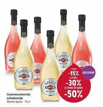 Delhaize Gearomatisseerde Schuimwijn Martini Spritz - 75 Cl aanbieding