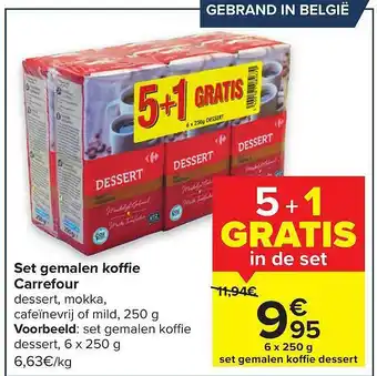 Carrefour Market Set Gemalen Koffie Carrefour aanbieding