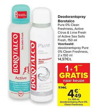 Deodorantspray Borotalco 150 ml