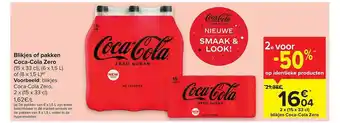 Carrefour Market Blikjes Of Pakken Coca-cola Zero aanbieding
