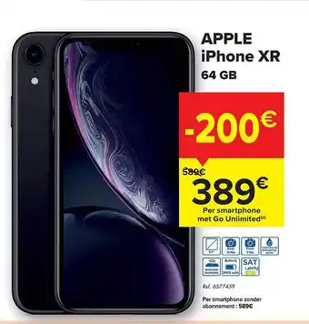 Carrefour Apple Iphone Xr 64 Gb Smartphone aanbieding