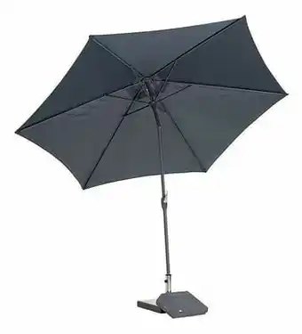 Aluminium parasol Ø 3 m grijs