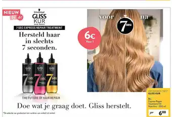 Di Gliss Kur 200 ml aanbieding