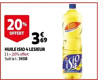 Auchan Huile isio 4 lesieur 1L aanbieding