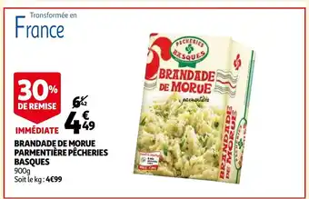 Pacheries basques brandade de morue parmentiere 900g