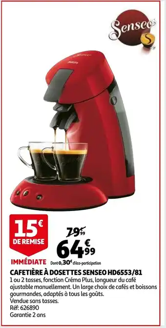 Senseo cafetiere a dosettes HD6553/81 ref. 626890