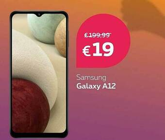 Proximus Samsung Galaxy A12 aanbieding