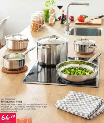 Home Creation Kitchen Kookpottenset 5-delig