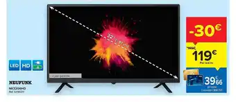 Carrefour Neufunk Nk32g6hd Led Tv aanbieding