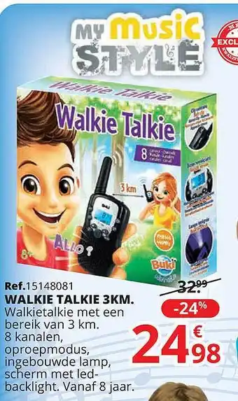 Walkie Talkie 3km