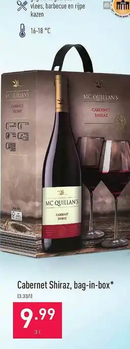 Cabernet Shiraz, Bag-in-box