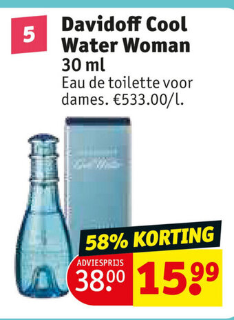 Kruidvat Davidoff cool water woman 30ml aanbieding