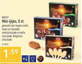 ALDI Mucci Mini-ijsjes 8 St. aanbieding