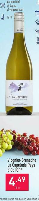Viognier-grenache La Capelude Pays D'oc Igp