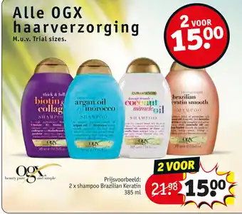 ogx shampoo brazilian keratin 2 x 385ml
