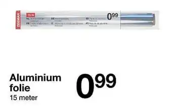 Aluminium folie 15 meter