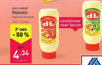 ALDI Devos Lemmens Mayonaise aanbieding