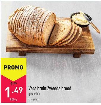 ALDI Vers Bruin Zweeds Brood aanbieding