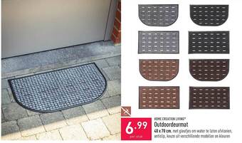 ALDI Home Creation Living Outdoordeurmat aanbieding