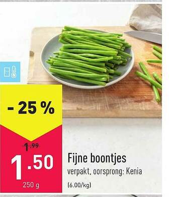 ALDI Fijne Boontjes aanbieding