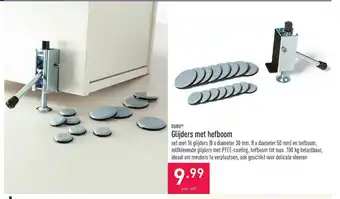ALDI Duro Glijders Met Hefboom aanbieding