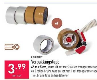 ALDI Expertiz Verpakkingstape aanbieding