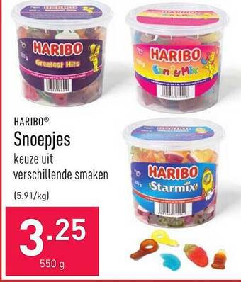 ALDI Haribo Snoepjes aanbieding