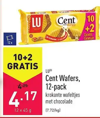 ALDI Lu Cent Wafers 12-pack aanbieding