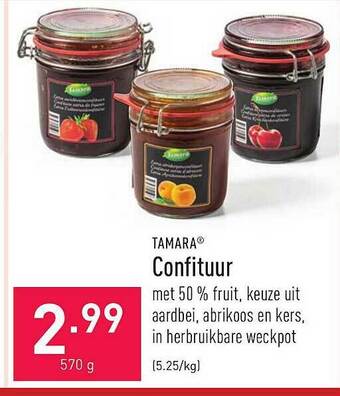 ALDI Tamara Confituur aanbieding