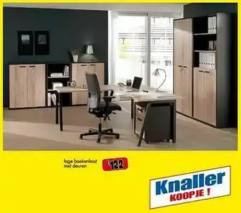 Age boekenkast met deuren