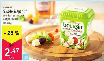 ALDI Boursin Salade & Aperitif aanbieding