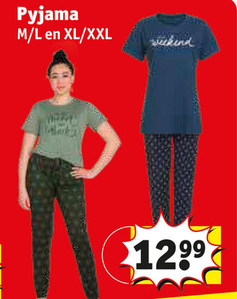 Kruidvat Pyjama aanbieding