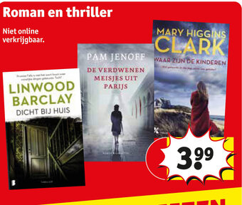 Kruidvat Roman en thriller aanbieding