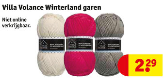 Kruidvat Villa Volance winterland garen aanbieding