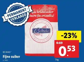 Lidl Belbake Fijne suiker aanbieding