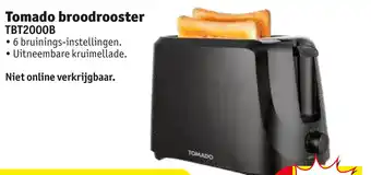 Kruidvat Tomado broodrooster TBT2000B aanbieding